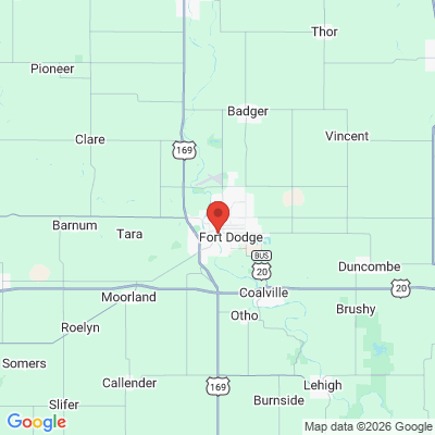 Map to  office in Fort Dodge, IA
