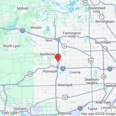 Map to  office in Plymouth, MI