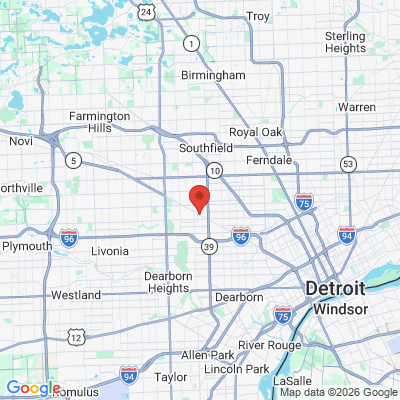 Map to  office in Detroit, MI