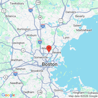 Map to  office in Everett, MA