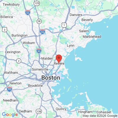 Map to  office in Revere, MA