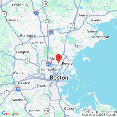 Map to  office in Everett, MA