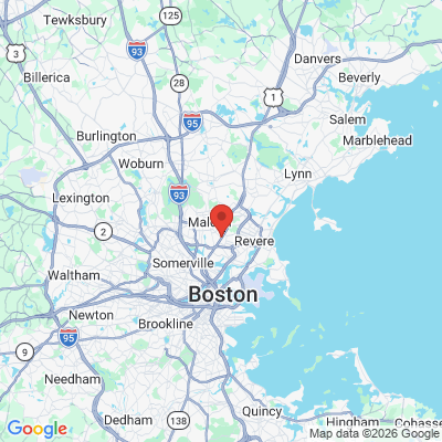 Map to  office in Everett, MA