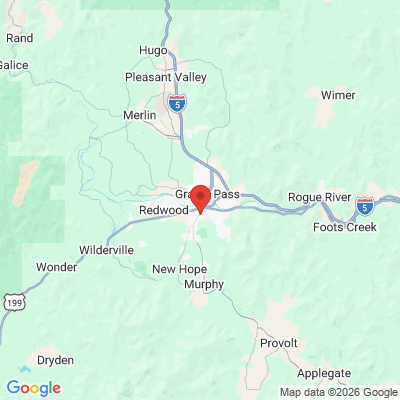 Map to  office in Grants Pass, OR