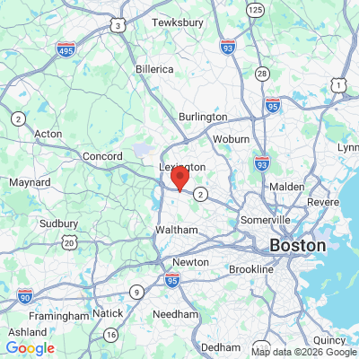 Map to  office in Lexington, MA