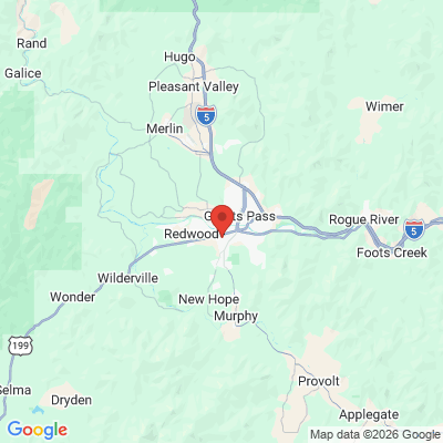 Map to  office in Grants Pass, OR