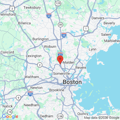 Map to  office in Medford, MA