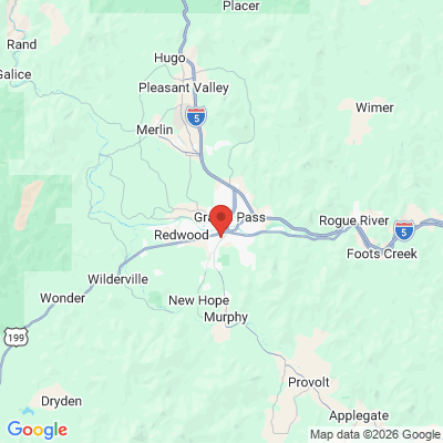 Map to  office in Grants Pass, OR