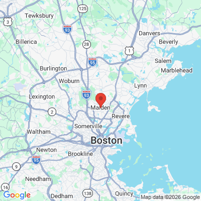Map to  office in Malden, MA