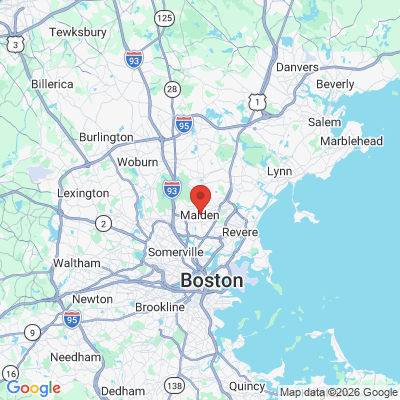 Map to  office in Malden, MA