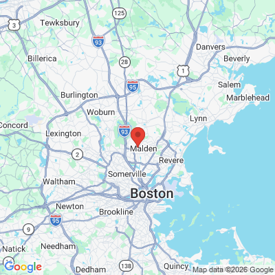 Map to  office in Malden, MA