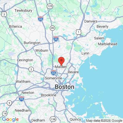 Map to  office in Malden, MA