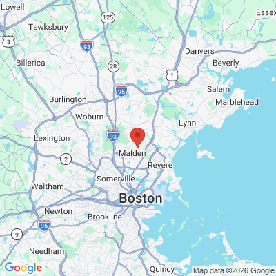 Map to  office in Malden, MA
