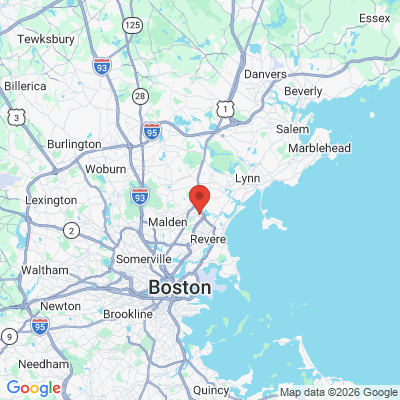 Map to  office in Revere, MA