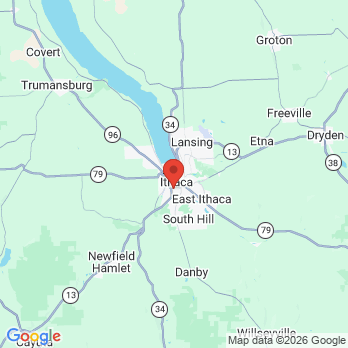 Map to Acahti Dental office in Ithaca, NY