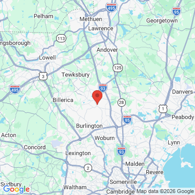 Map to  office in Wilmington, MA
