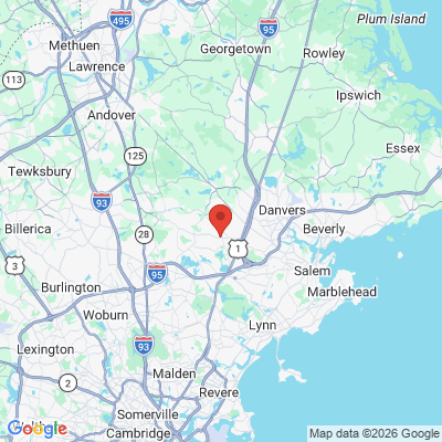 Map to  office in Peabody, MA