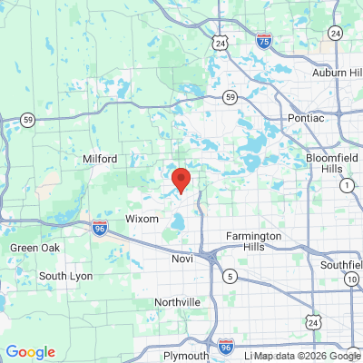 Map to  office in Commerce, MI