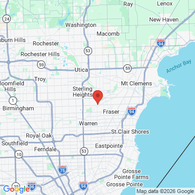 Map to  office in Sterling Heights, MI