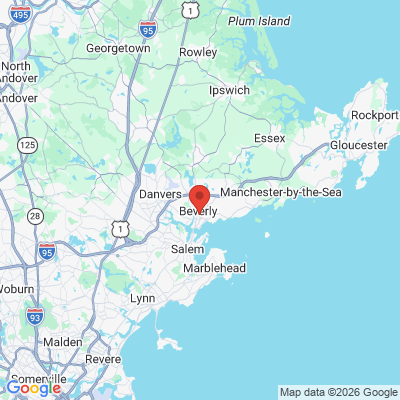Map to  office in Beverly, MA