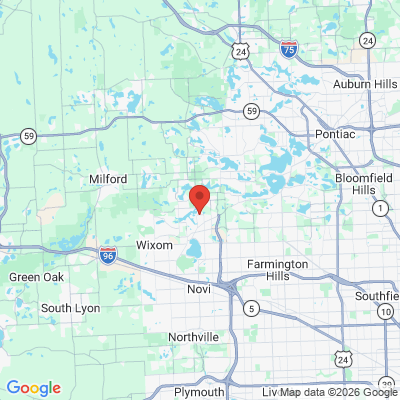 Map to  office in Walled Lake, MI