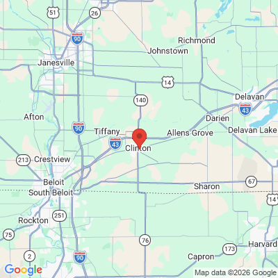 Map to  office in Clinton, WI