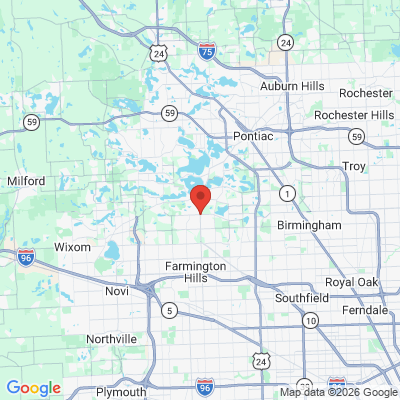 Map to  office in West Bloomfield, MI