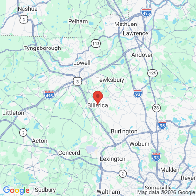Map to  office in Billerica, MA