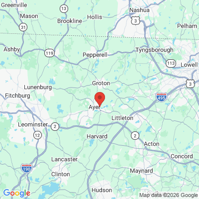 Map to  office in Ayer, MA