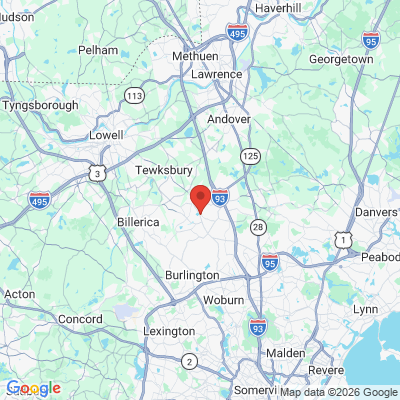 Map to  office in Wilmington, MA
