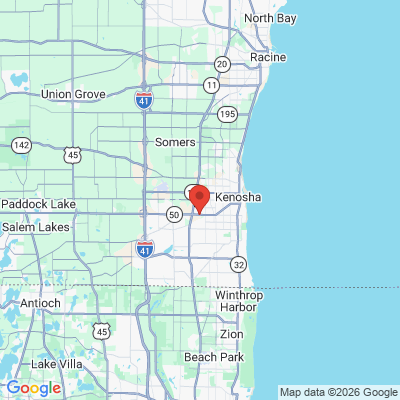 Map to  office in Kenosha, WI