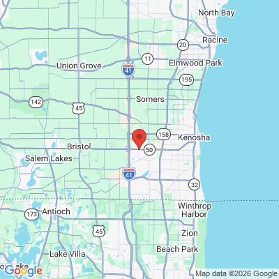 Map to  office in Pleasant Prairie, WI