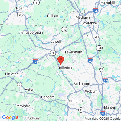 Map to  office in North Billerica, MA