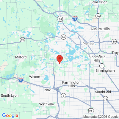 Map to  office in West Bloomfield Township, MI