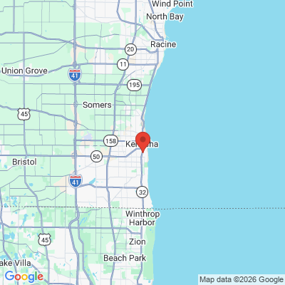 Map to  office in Kenosha, WI