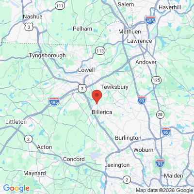 Map to  office in Billerica, MA