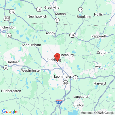 Map to  office in Fitchburg, MA