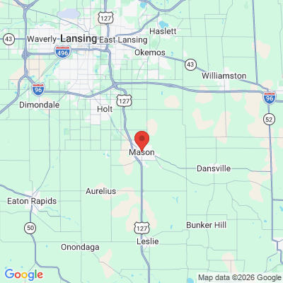 Map to  office in Mason, MI