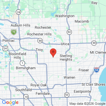 Map to Tiny Tooth Dental - Pediatric Dentistry office in Sterling Heights, MI
