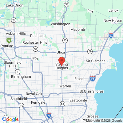 Map to  office in Sterling Heights, MI
