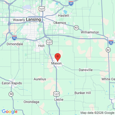 Map to  office in Mason, MI