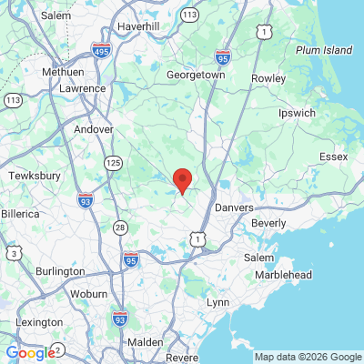 Map to Middleton Dental Care office in Middleton, MA
