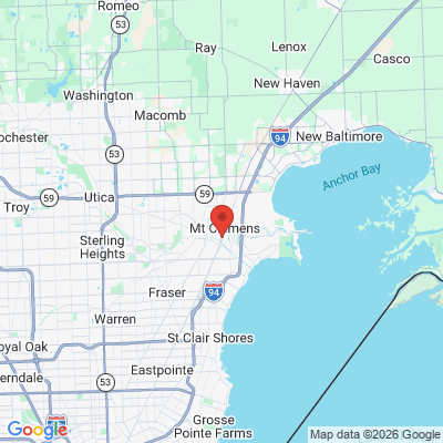 Map to  office in Mount Clemens, MI