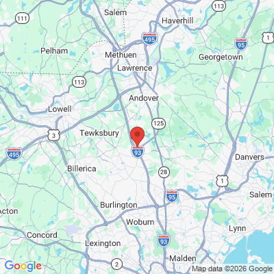 Map to  office in Wilmington, MA