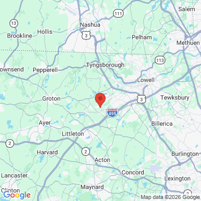 Map to  office in Westford, MA