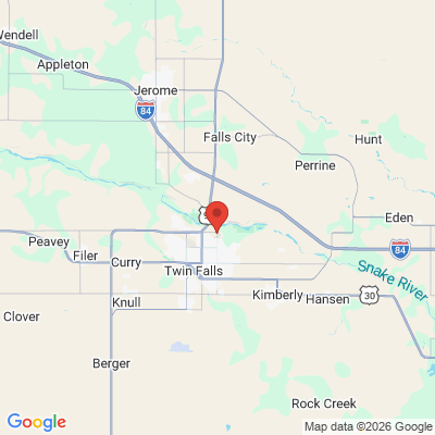 Map to  office in Twin Falls, ID