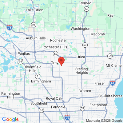 Map to  office in Troy, MI