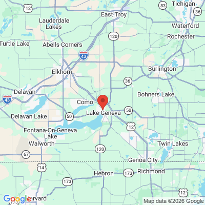 Map to  office in Lake Geneva, WI