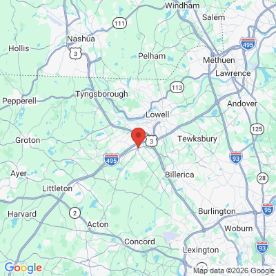 Map to  office in Chelmsford, MA