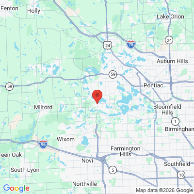 Map to  office in Commerce, MI